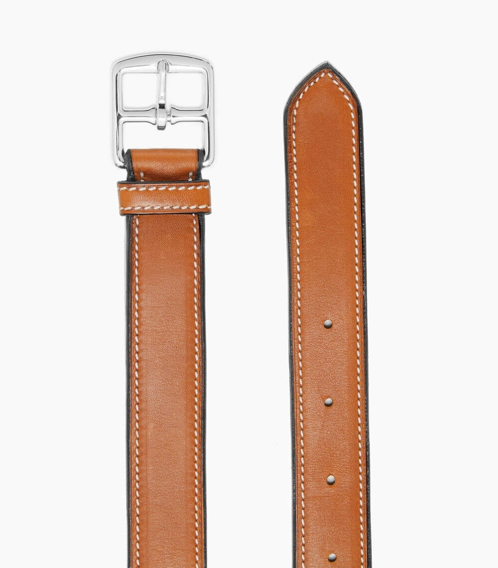 GUIBERT Etrivière Belt Barenia 30 mm Gold color