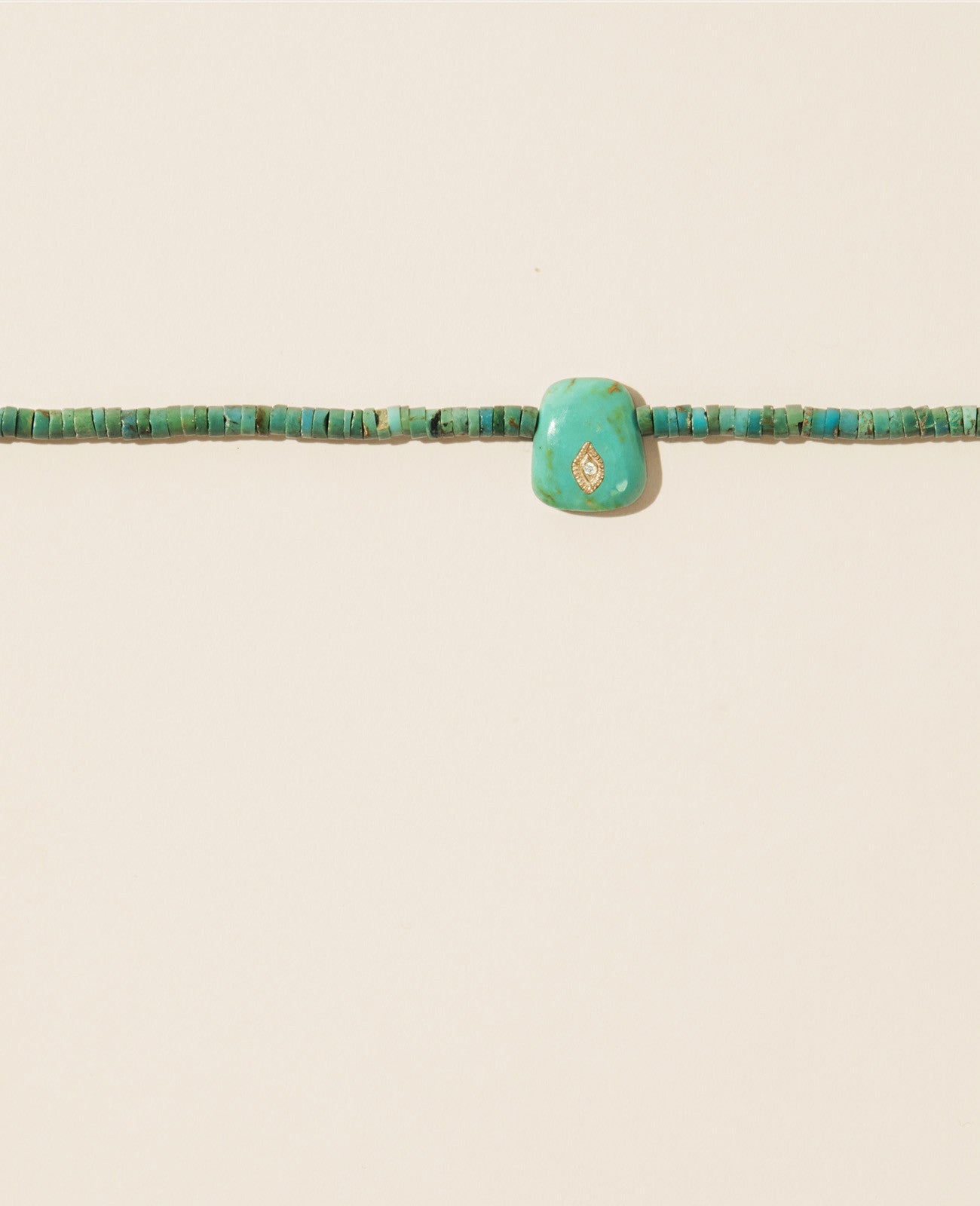 PASCALE MONVOISIN Necklace TAYLOR N°2 Turquoise and Diamond