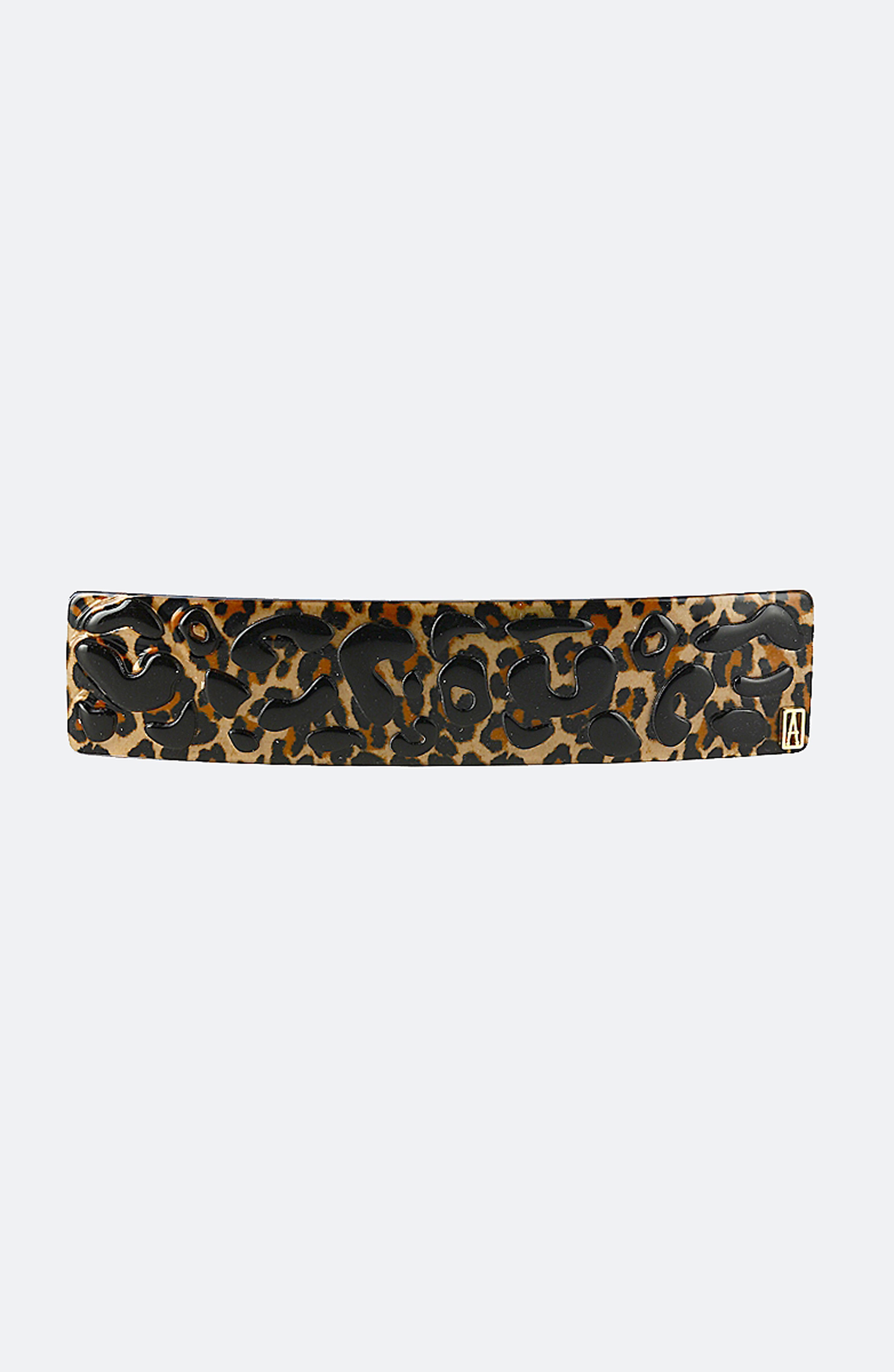 ALEXANDRE DE PARIS Leopard-Print Barrette