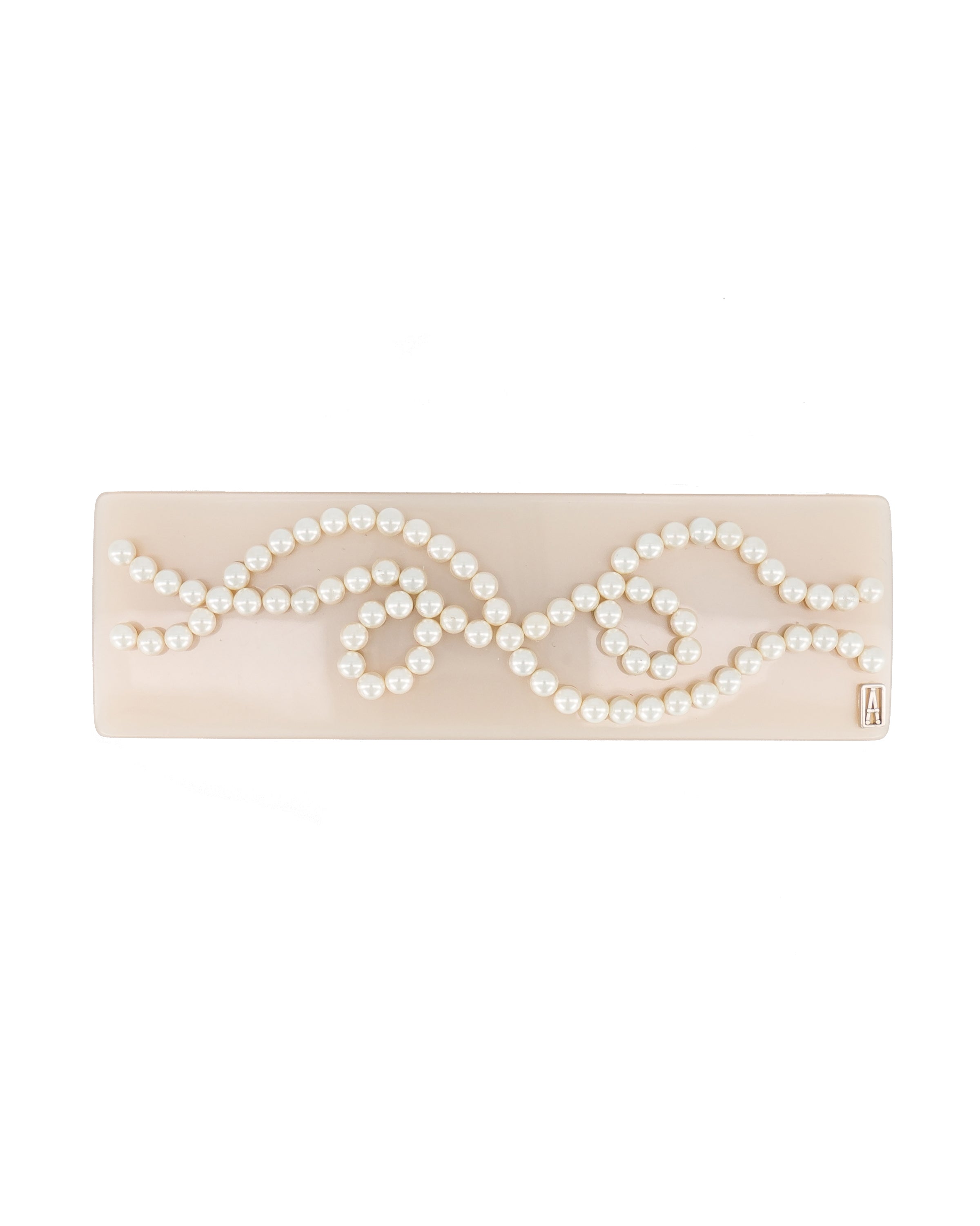 ALEXANDRE DE PARIS Swarovski Pearl Acetate Hair Barrette