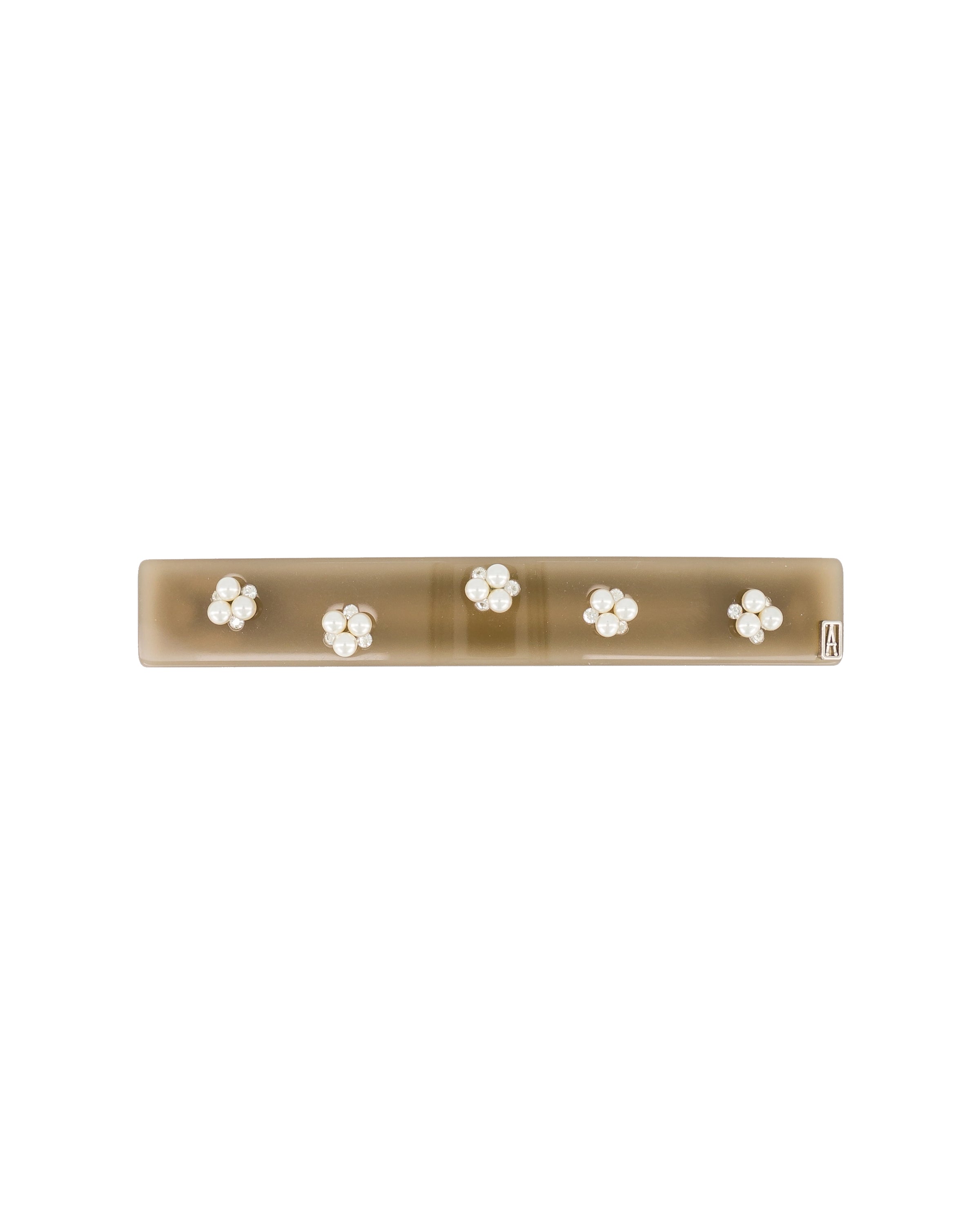 ALEXANDRE DE PARIS Swarovski Pearl Acetate Jaw Hair Barrette