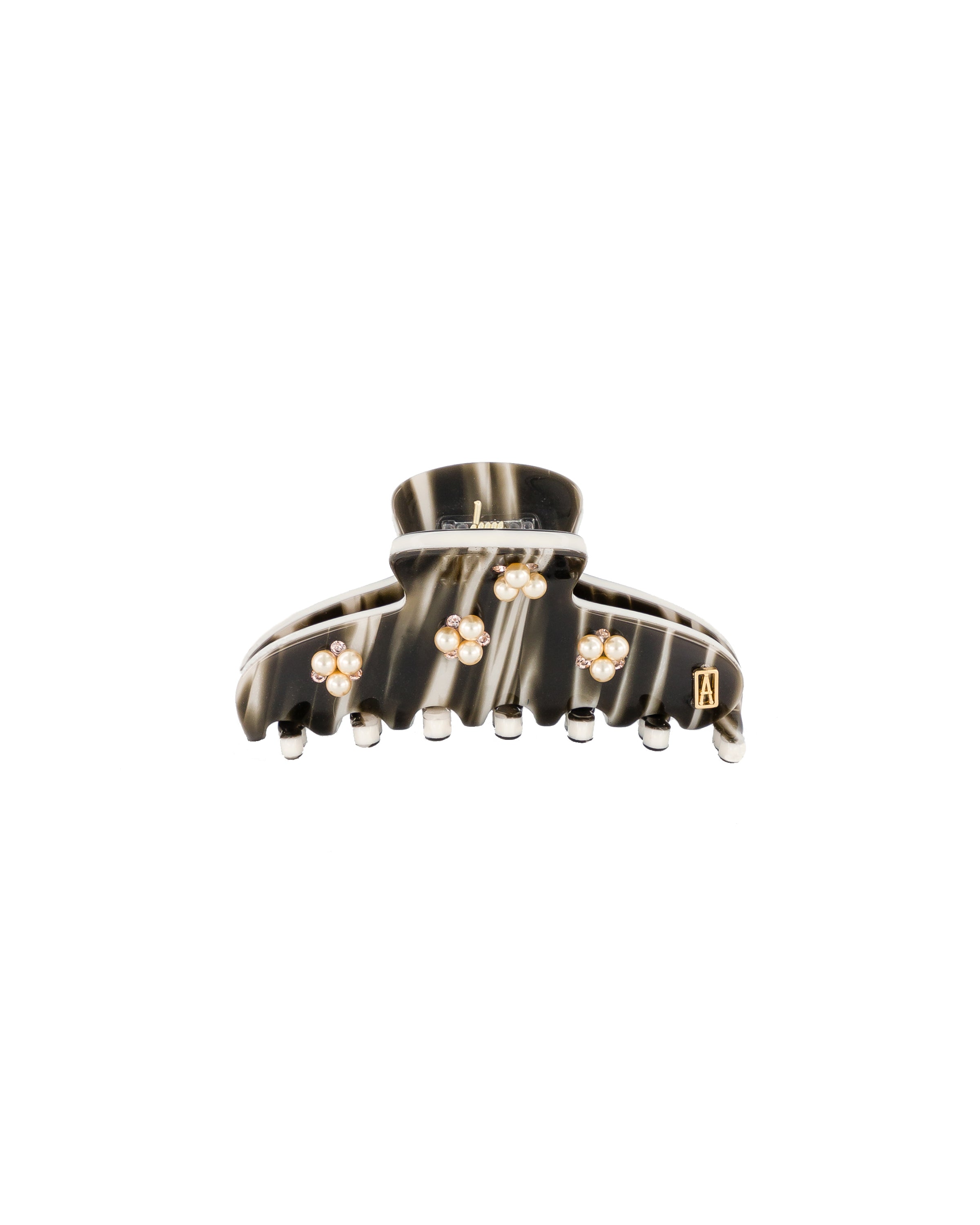 ALEXANDRE DE PARIS Swarovski Pearl Acetate Jaw Hair Clip