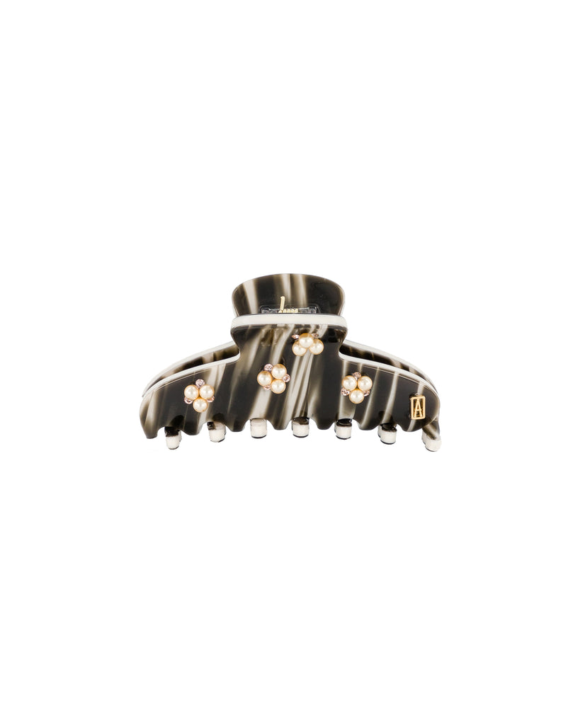 ALEXANDRE DE PARIS Swarovski Pearl Acetate Jaw Hair Clip