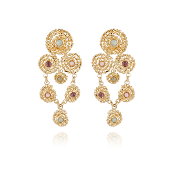 GAS BIJOUX Mistral earrings small size gold