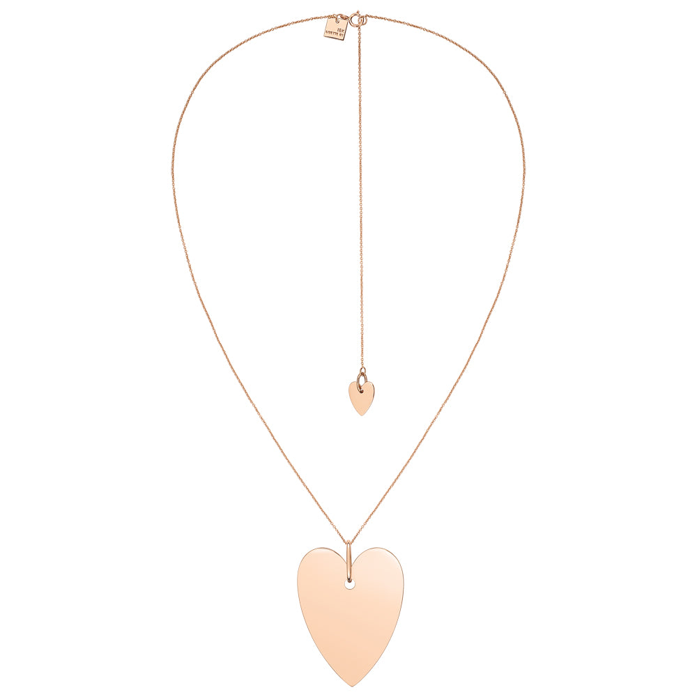 GINETTE NY jumbo heart necklace