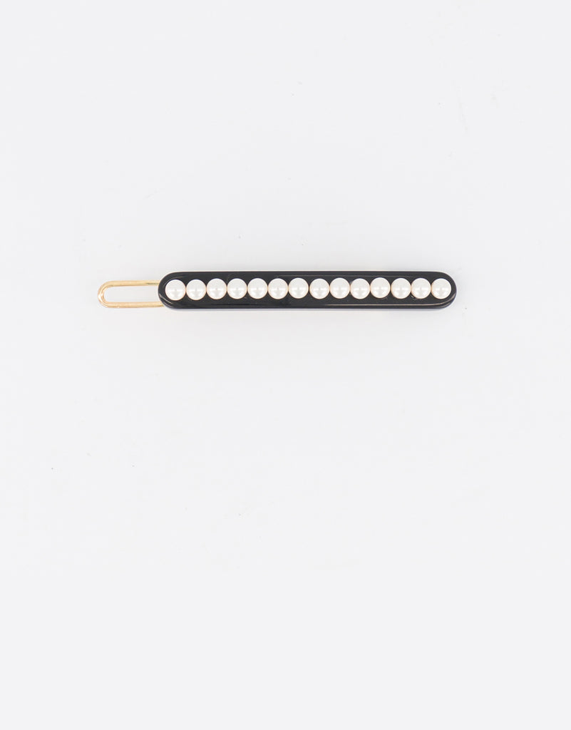 ALEXANDRE DE PARIS small pearl side barrette