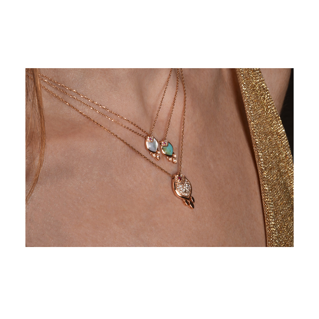 NAYLA ARIDA abondance diamond necklace