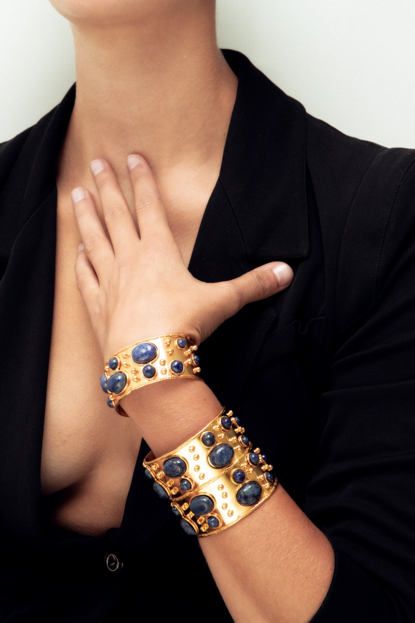 SYLVIA TOLEDANO lapis byzantine cuff
