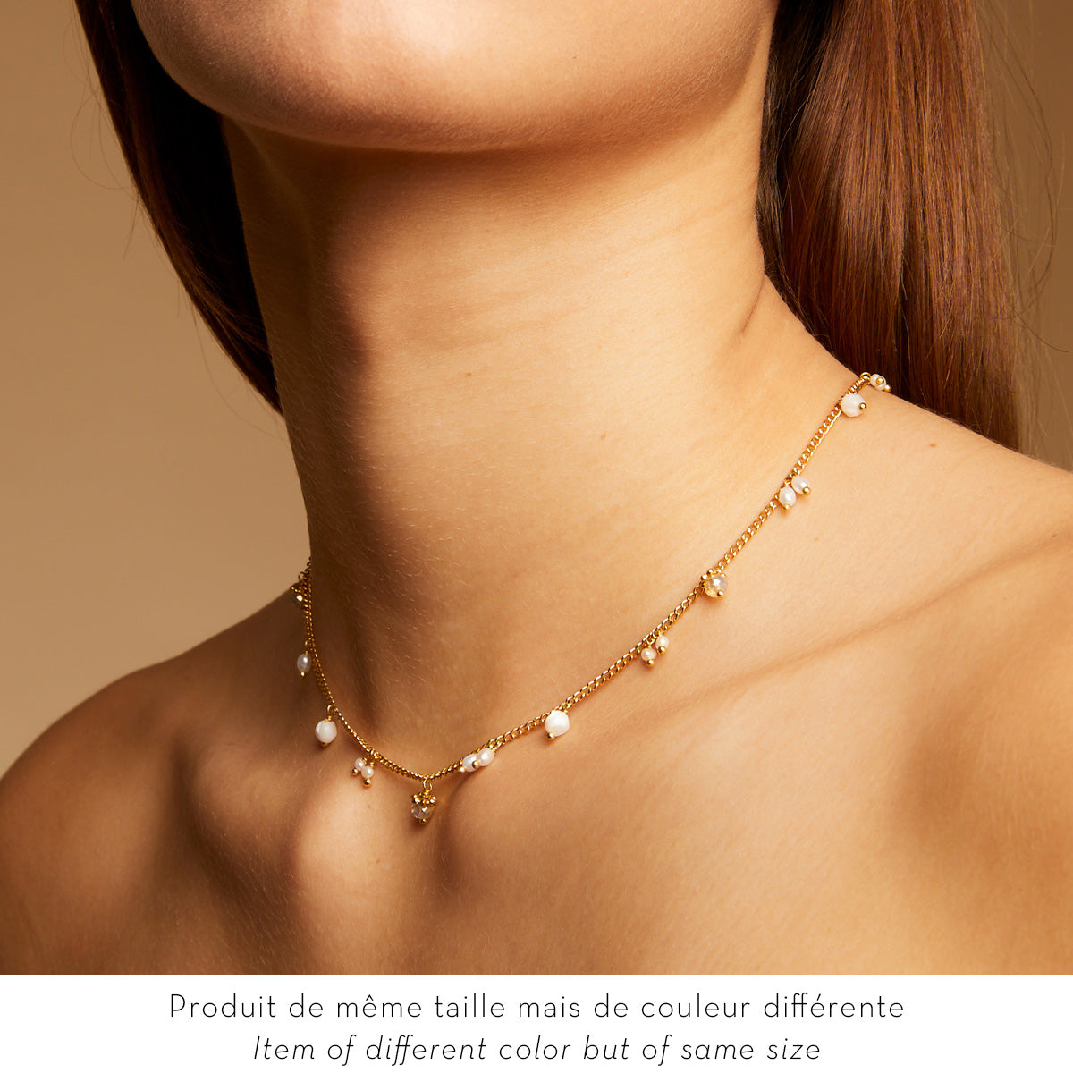 GAS BIJOUX Tangerine Serti necklace gold