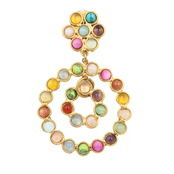 Flower candies earrings