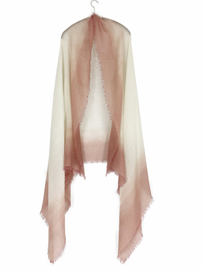 Ama Pure rose frame cashmere scarf