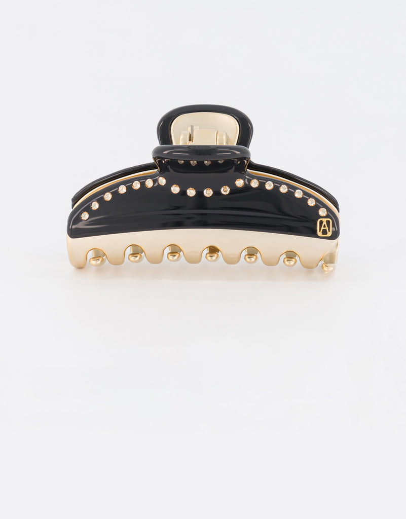 ALEXANDRE DE PARIS Swarovski Crystal Studded Jaw Hair Clip