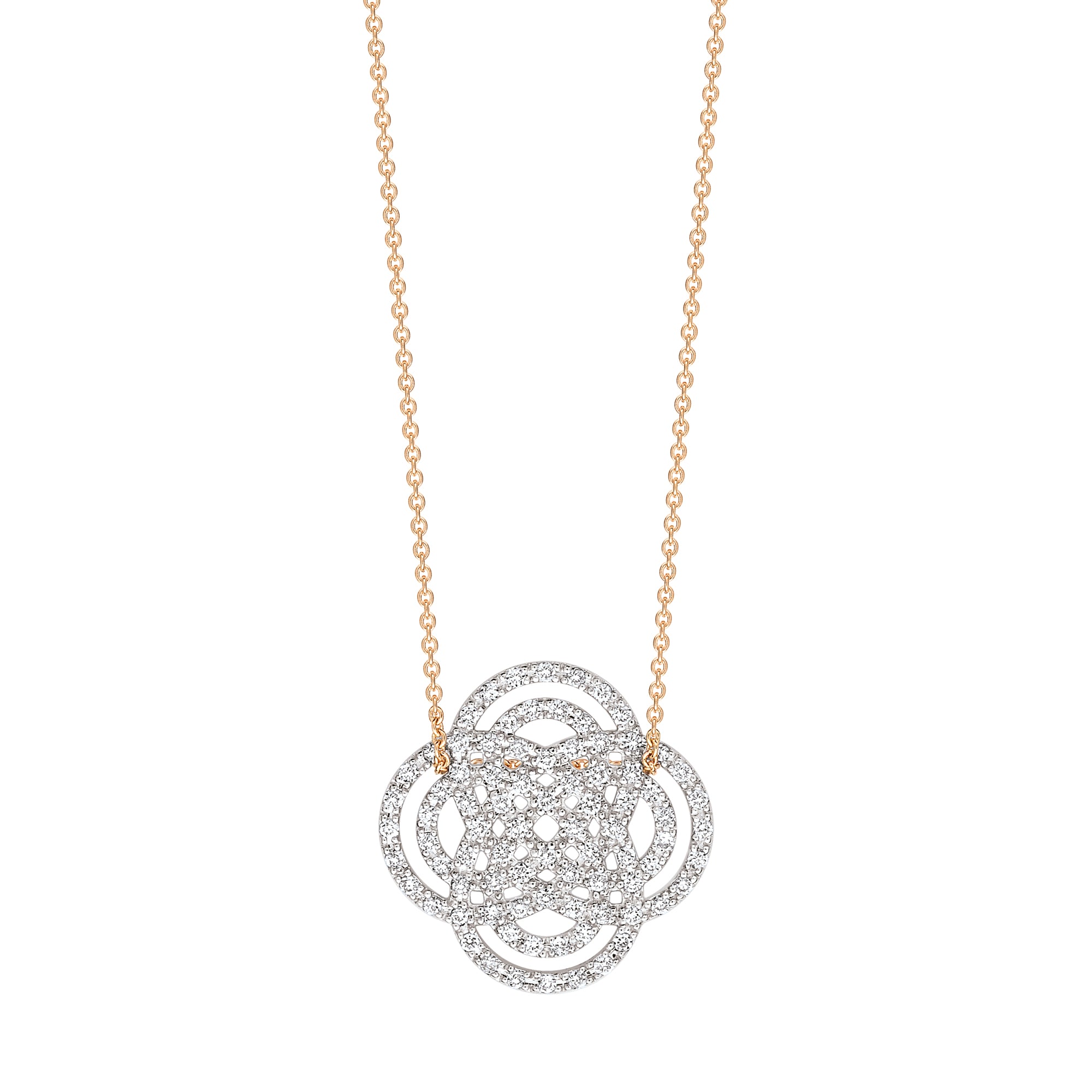GINETTE NY diamond infinity necklace