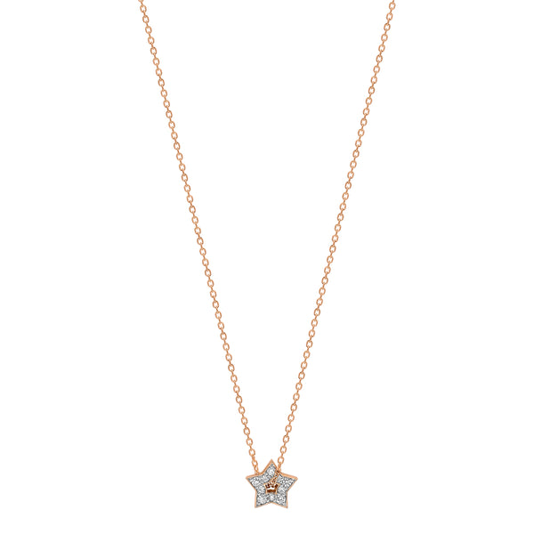 GINETTE NY diamond star necklace