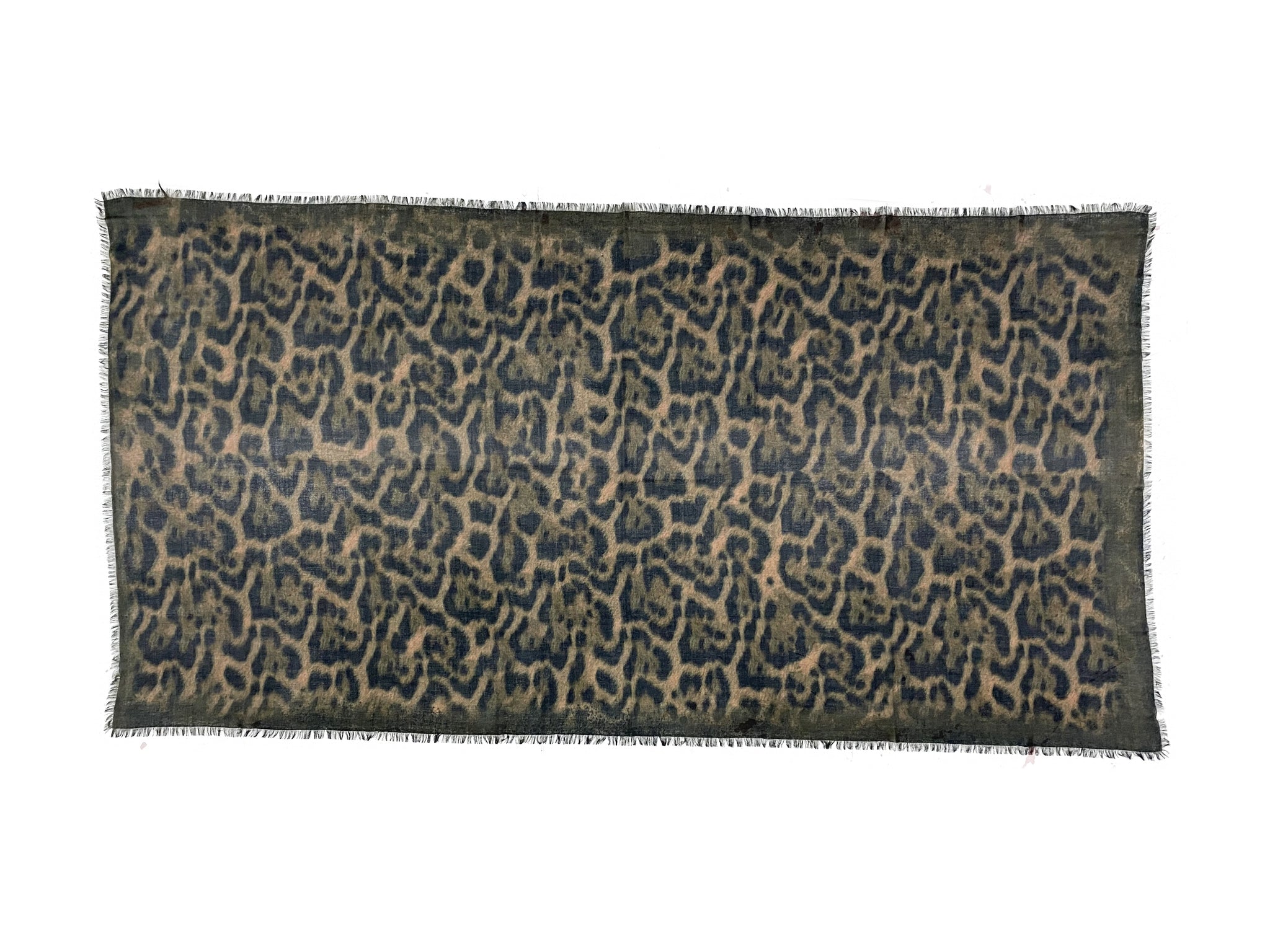 AMA PURE Maculato sand cashmere scarf