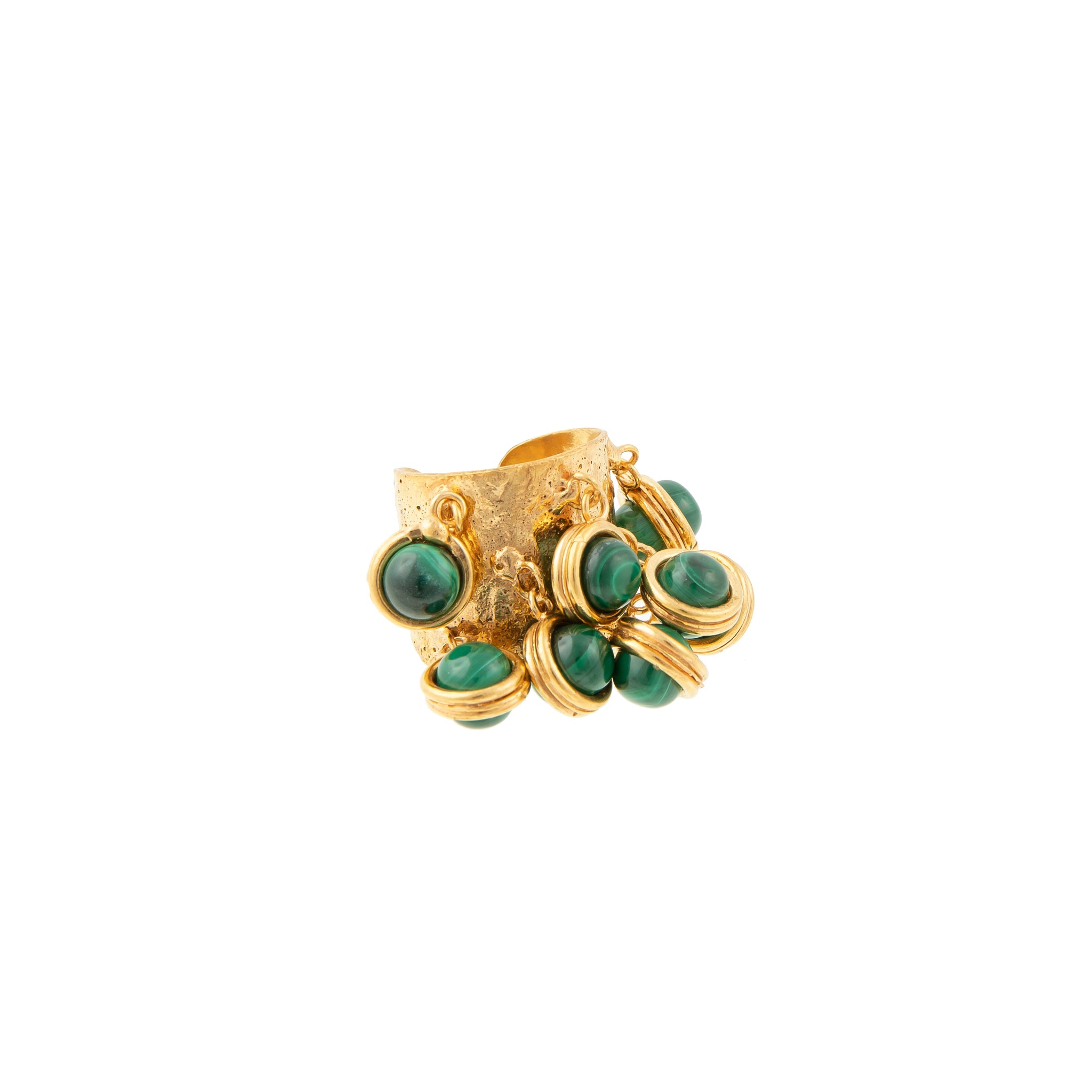 SYLVIA TOLEDANO Candies ring with Malachite