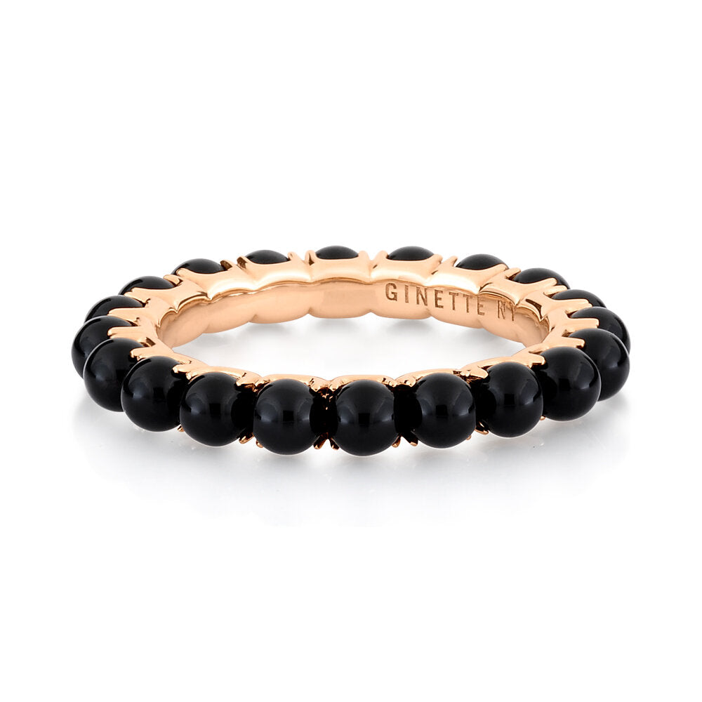 GINETTE NY Maria Onyx Ring
