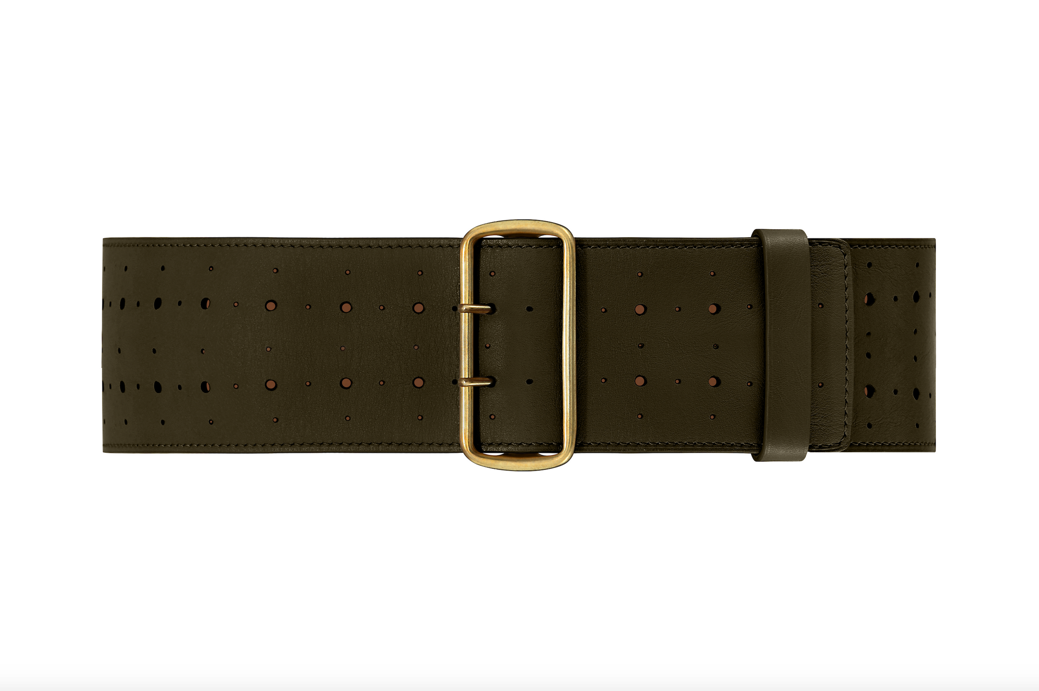 VAINCOURT La Celeste truffle kaki belt