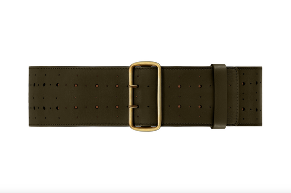VAINCOURT La Celeste truffle kaki belt