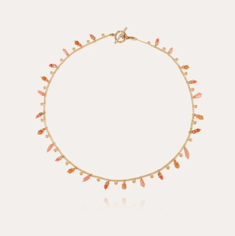GAS BIJOUX Tangerine Serti necklace gold
