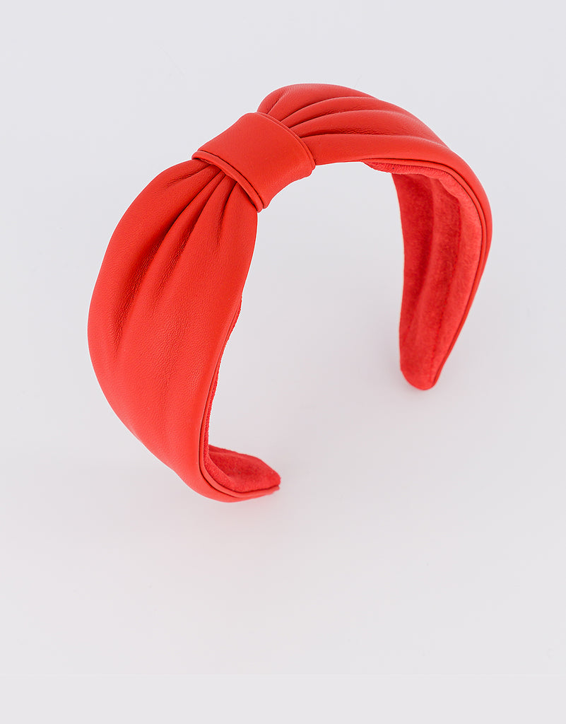 ALEXANDRE DE PARIS Leather headband