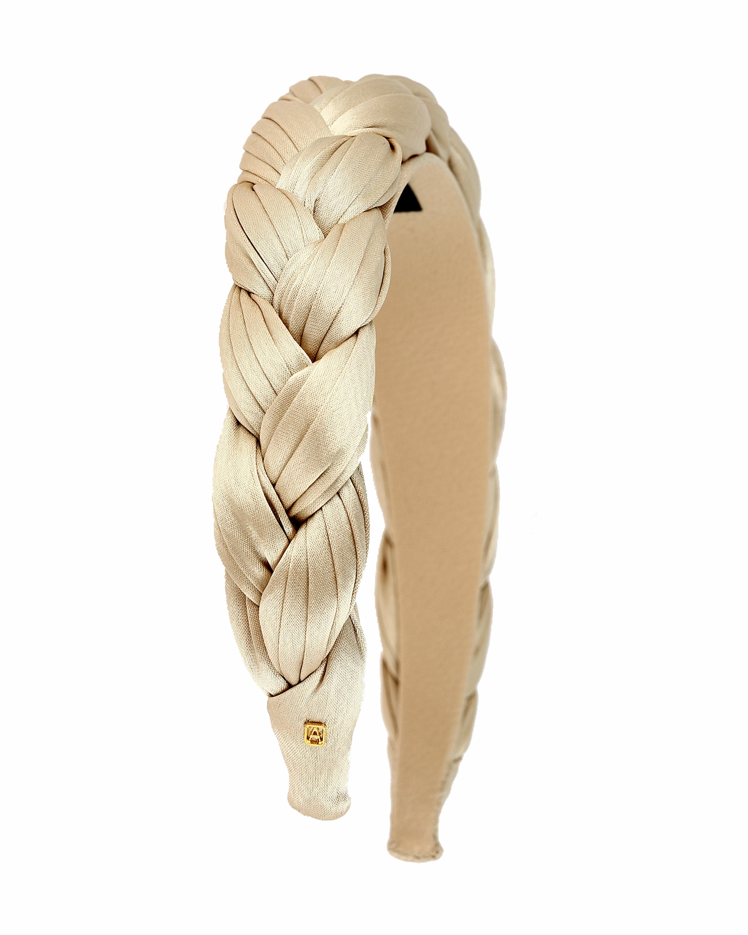 ALEXANDRE DE PARIS Braided Silk-Blend Headband