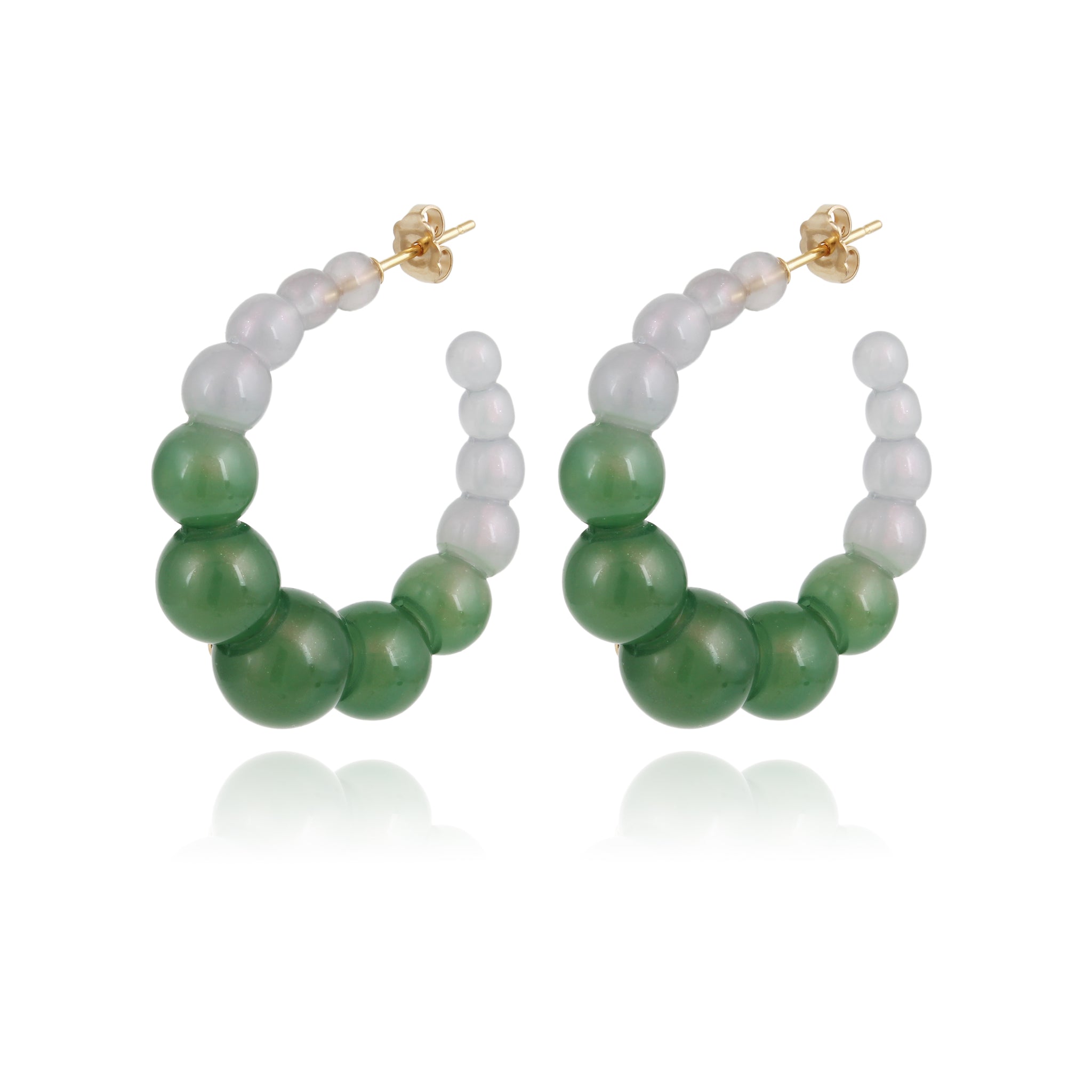 Creole Andy Acetate Hoop Earrings in Yellow Creole Andy Acetate Hoop Earrings in Yellow